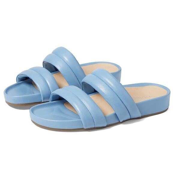 Vionic Womens Mayla Slide Sandals US 5 M EU 35 Blue Comfort NIB - Picture 1 of 12